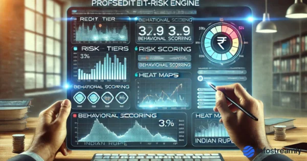 AI credit risk scoring dashboard for Indian banks