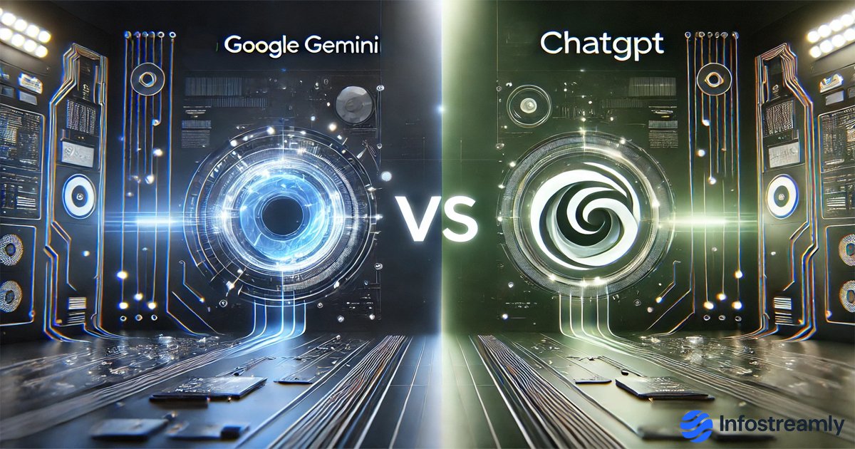 Google Gemini vs ChatGPT 2025 AI comparison banner