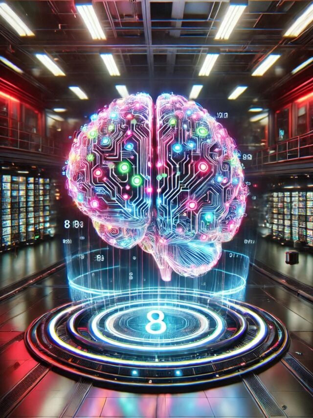 Stanford 8-word AI breakthrough hologram illustration