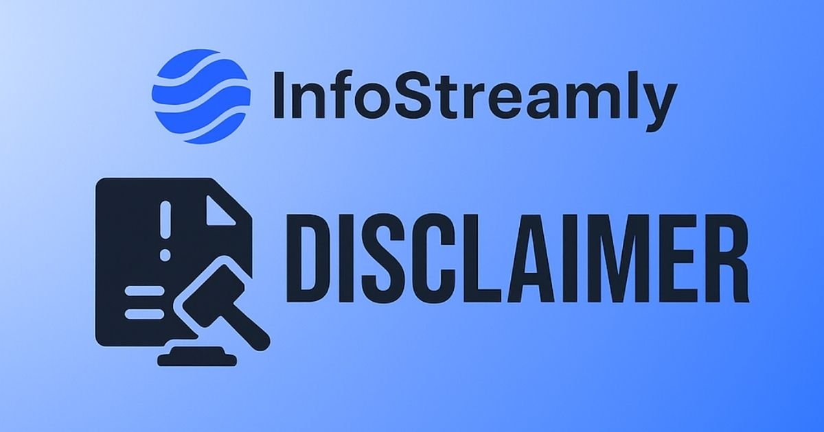 InfoStreamly Disclaimer Page Banner
