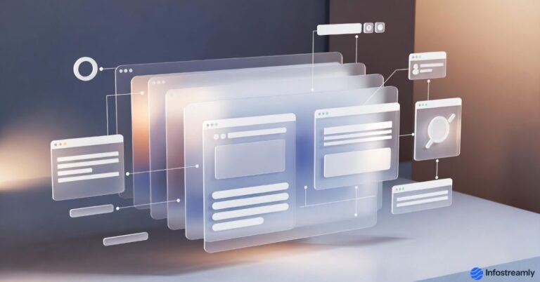 Agentic AI Browsers 2026 showing how web browsing is shifting from passive search to intent-based assistance