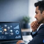 AI aligned strategy 2026 showing a professional balancing human decision-making with AI tools