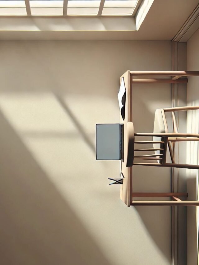 AI changing writing style shown through a quiet writing desk and unfinished work